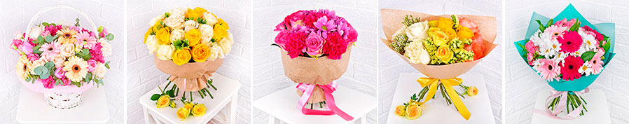 Букеты с доставкой в Петергофе от Гранд-Флора